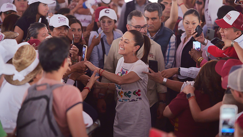 Claudia Sheinbaum dice no al voto cruzado en alcaldia La Magdalena Contreras de la CDMX