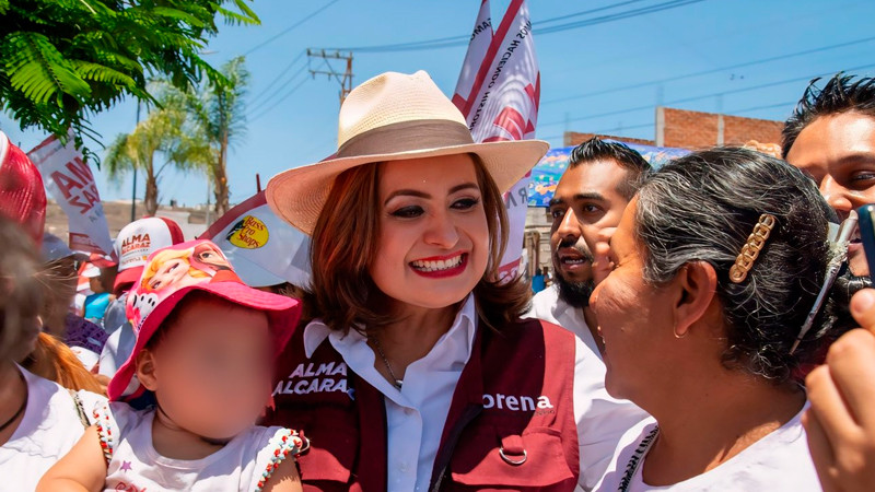 Promete Alma Alcaraz reactivar la economía del sur de Guanajuato 