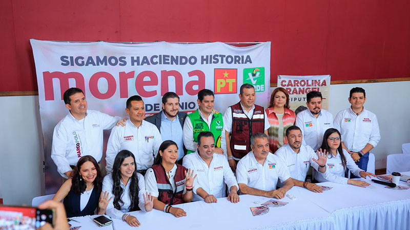 Con unidad de Morena, Partido Verde y PT, ganaremos todo en Morelia: Torres Piña 