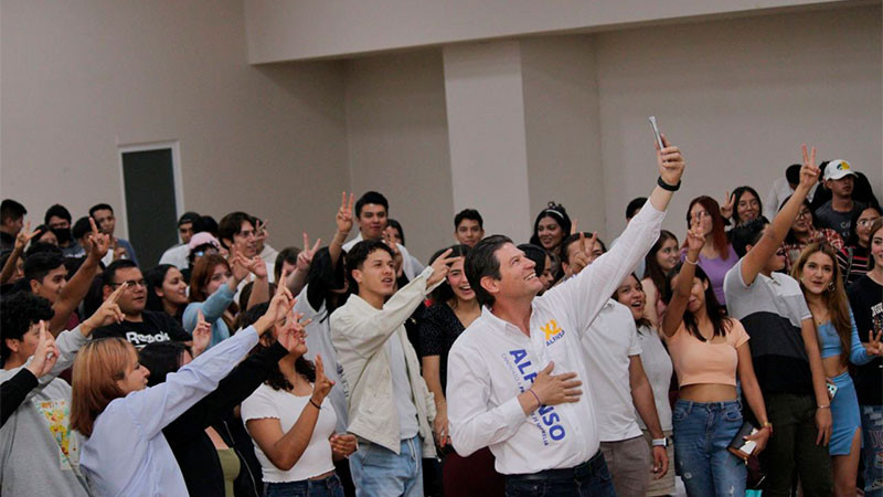 Alfonso Martínez, el que más resultados le ha dado a las juventudes: Sofía Díaz 