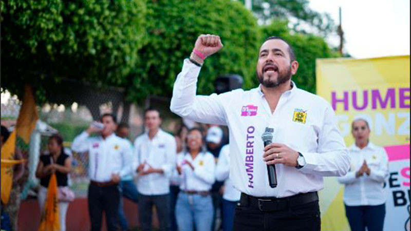 Humberto González plantea auditorio municipal y mayor infraestructura hidráulica para Huandacareo 