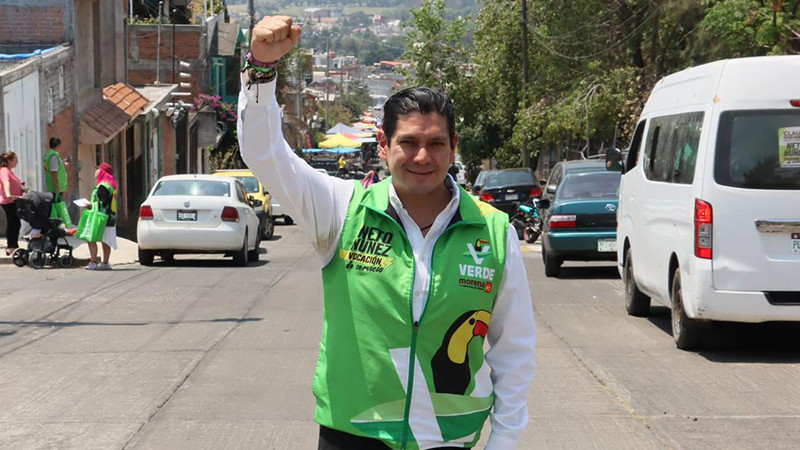 Transformará “Neto” Núñez votos verdes en árboles sembrados 