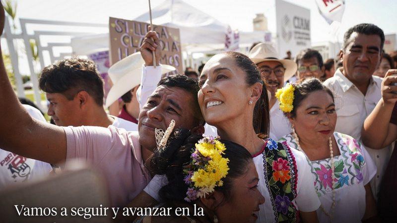 Votos de los ricos y de los humildes valen igual: Claudia Sheinbaum 