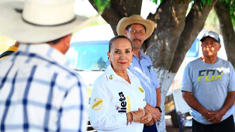 Porque la determinación de rescatar al campo está con nosotros, ¡vamos a ganar el dos de junio!: Julieta Gallardo 