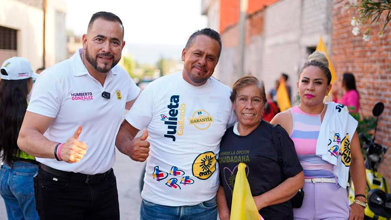 Más familias se suman a favor de Humberto González 