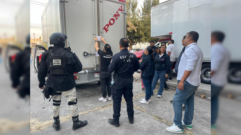 Sin incidentes, entrega de boletas electorales a 109 municipios de Michoacán: SSP