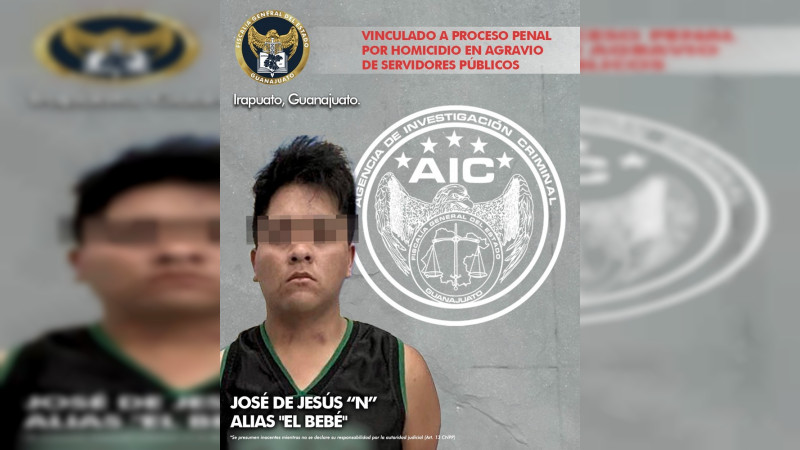Arrestan a presunto homicida de un agente de tránsito municipal en Irapuato, Guanajuato 