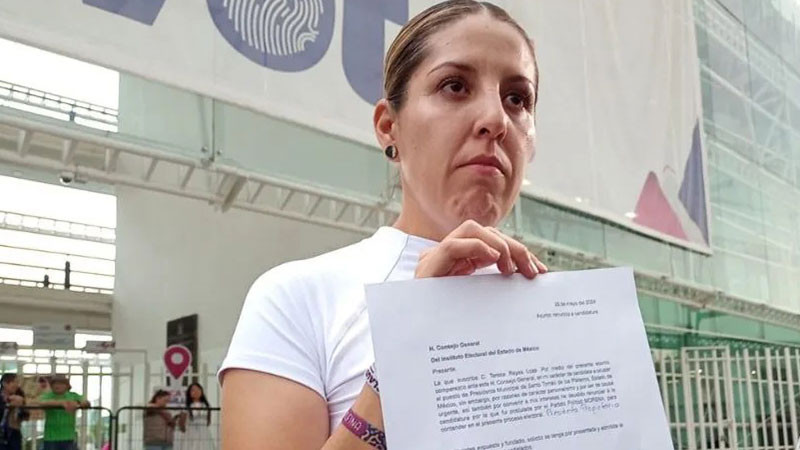 Renuncia candidata de Morena en Edomex por amenazas; secuestran a su suegro 