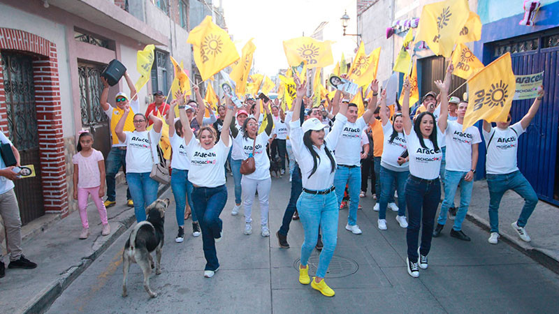 Nuestra apuesta es por la colectividad, por eso este proyecto común ¡va a ganar!: Araceli Saucedo 