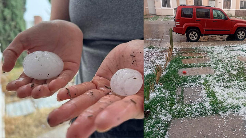 Reportan granizada en Estado de México y Pachuca 