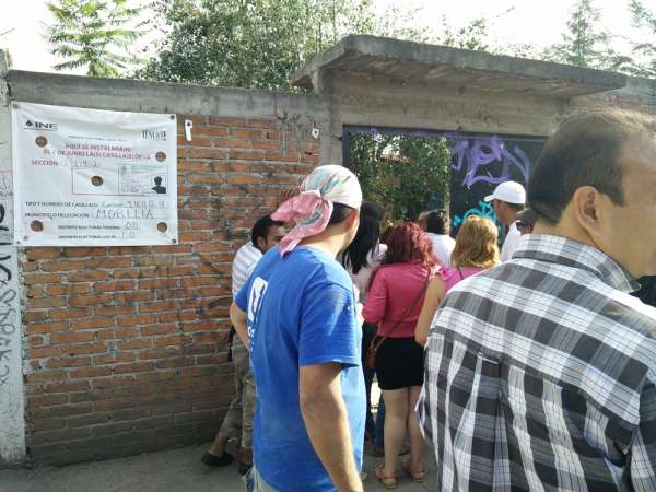 Cierran sede electoral ante narices de morelianos