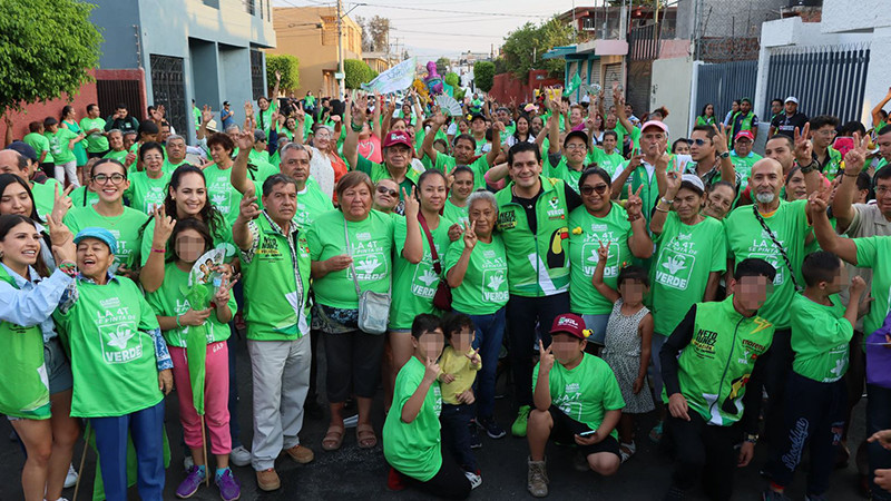 Vecinos del Distrito 8 cobijan a “Neto” Núñez rumbo al Congreso de la Unión