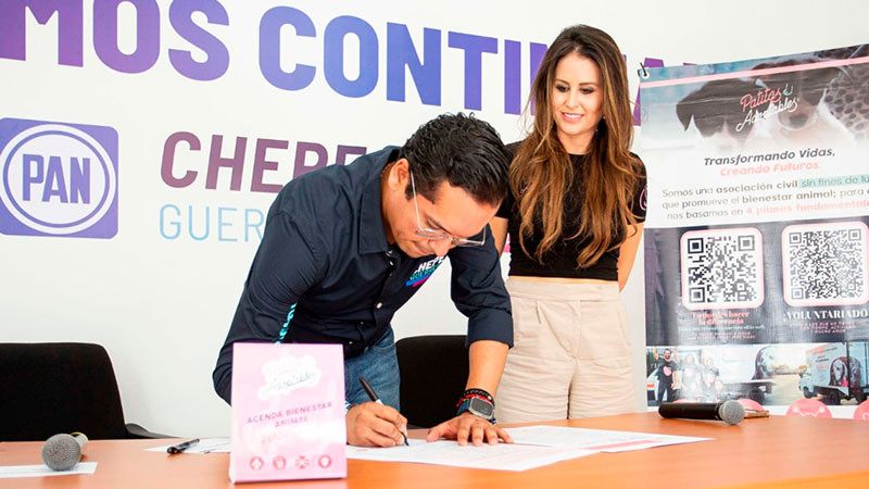 José Chepe Guerrero promete atención al tema animalista en Corregidora, Querétaro   