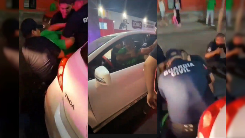 Policías que golpearon a sindicalista, identificados como extorsionadores: Retuvieron y quitaron 20 mil pesos a mujer y su hijo, denuncia víctima  