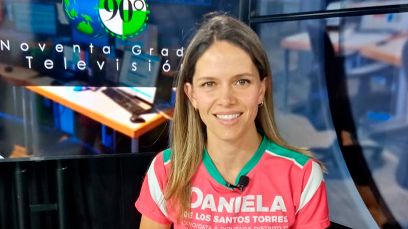 Daniela de los Santos busca defender a las niñas, niños y adolescentes de Michoacán, desde el Congreso Local 