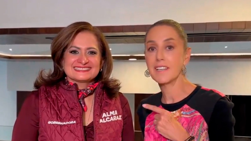 Sheinbaum acompañará a Alma Alcaraz en cierre de campaña, en Guanajuato 