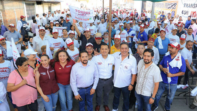 Seré un aliado del transporte público de Morelia: Torres Piña