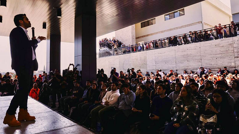 Jorge Álvarez Máynez y su equipo analizan si continuar o no con actos públicos 