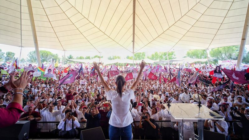 Claudia Sheinbaum afirma que gobernará de cara al Pueblo de México si gana las elecciones 