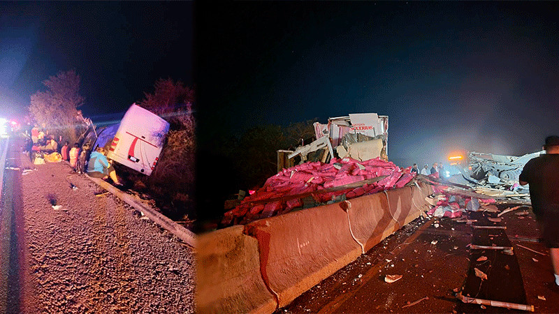 Accidente deja un muerto y siete heridos en la Maxipista Mazatlán-Culiacán 