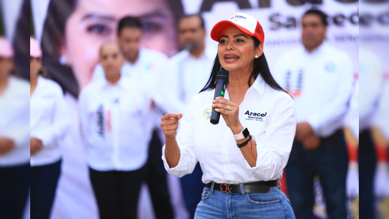 Somos la fuerza que hará renacer a México, por eso el triunfo ¡será nuestro!: Araceli Saucedo