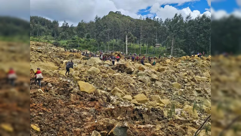 Deslizamiento de tierra en Papúa Nueva Guinea deja al menos 100 personas muertas