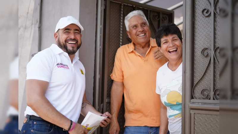 Humberto González convoca a votar por el PRD para que siga el progreso en Huandacareo 