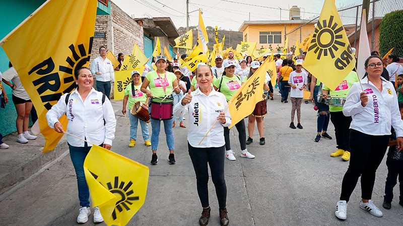 Por somos garantía de trabajo para la recuperación de nuestro medio ambiente ¡vamos a ganar!: Julieta Gallardo