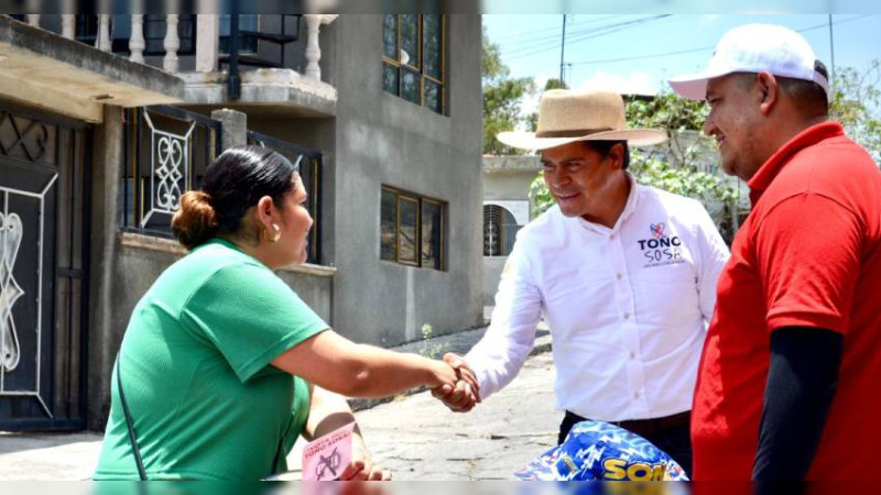 Habitantes de Álvaro Obregón respaldan proyecto político de Antonio Sosa 