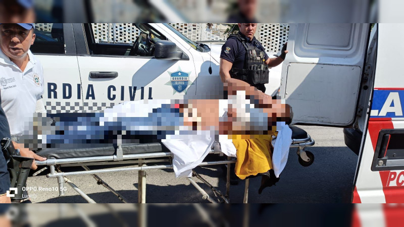 Atacan a tiros a un motociclista en Tlalpujahua, Michoacán; resultó herido
