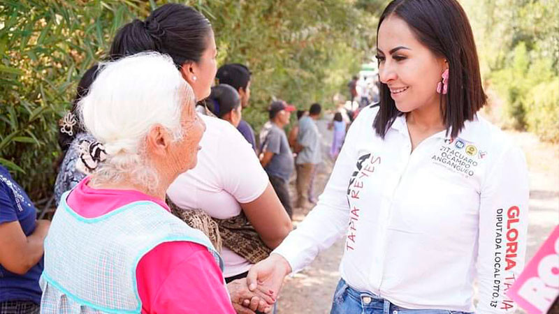La ciudadanía con su voto y yo con mi trabajo ¡seguiremos defendiendo nuestro Distrito!: Gloria Tapia 