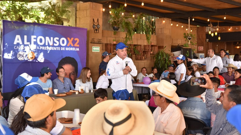 Comunidades rurales de Morelia avanzarán codo a codo con Carlos Quintana este 2 de junio  