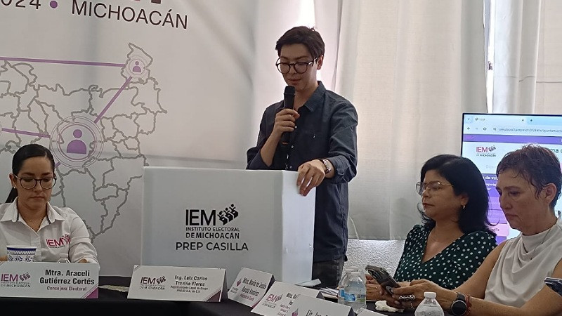 Todo listo para el PREP en Michoacán: IEM  