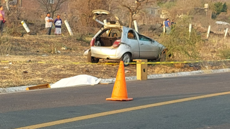 Hombre  pierde la vida en accidente en Zamora, Michoacán