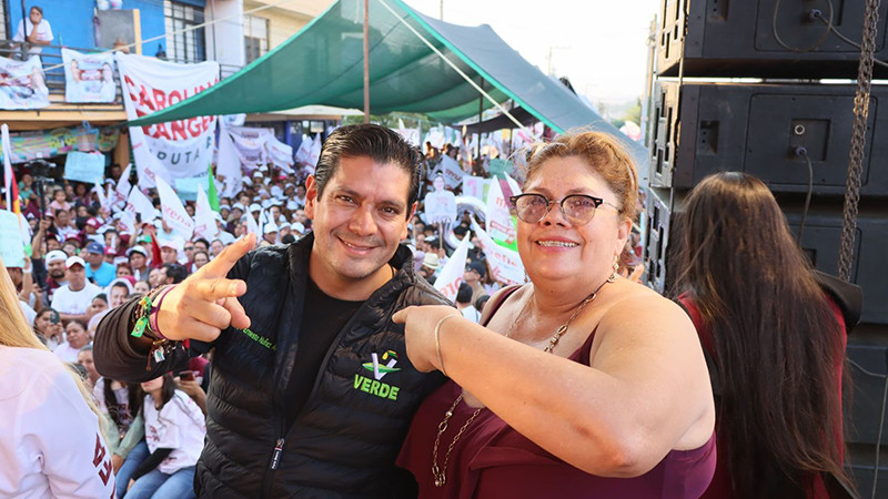 Será contundente el triunfo del Partido Verde, en el Distrito 8 Morelia: “Neto” Núñez 