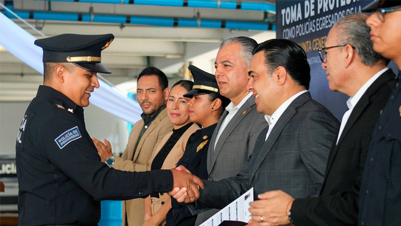 Se integran 20 nuevos policías a las filas del municipio de Querétaro 