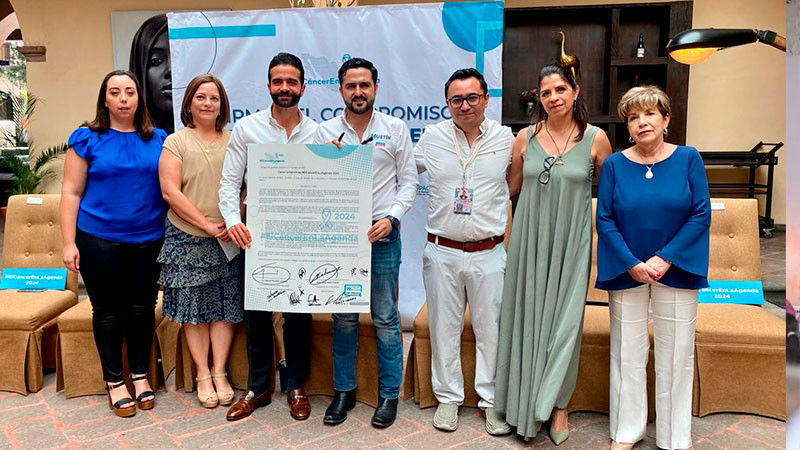 Querétaro: Firma Agustín Dorantes Agenda 2024 contra el cáncer  