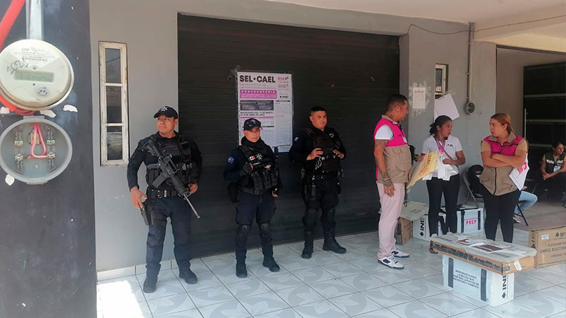 Concluye sin incidentes custodia y entrega de paquetes electorales: SSP 