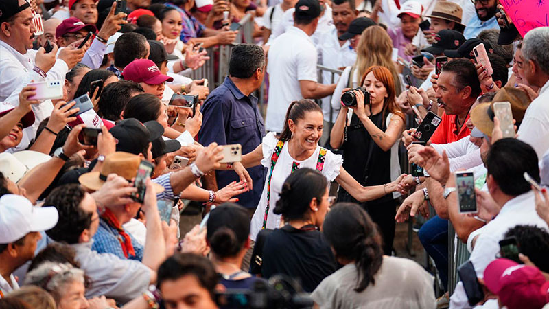 El PRIAN es el pasado, nosotros somos el presente y el porvenir de México: Claudia Sheinbaum 