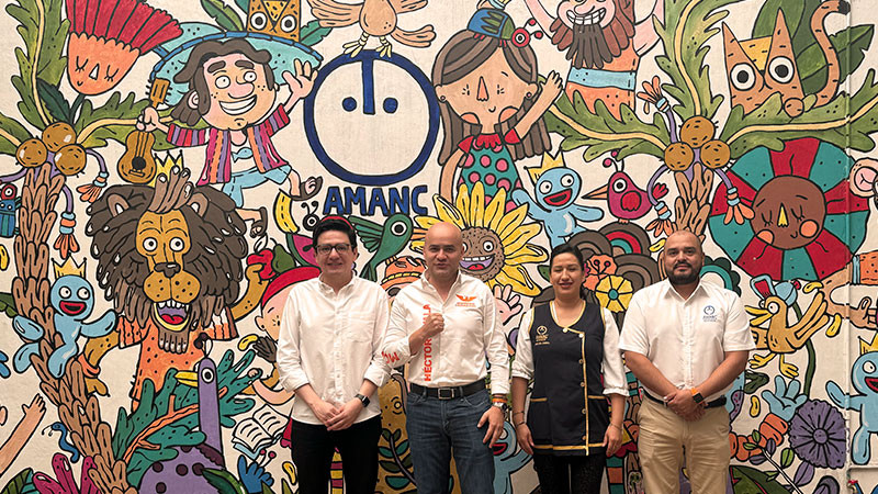 Recibe AMANC Michoacán a Héctor Ayala para firma de compromisos 