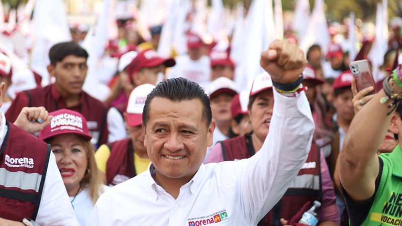 Morena ganará 3 a 1 en Distrito 16 de Morelia, dice Torres Piña a más de 8 mil simpatizantes de la 4T 