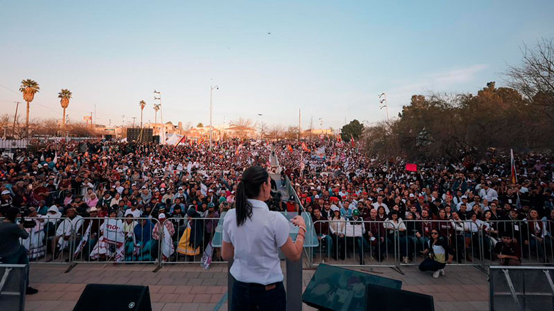 Equipo de Claudia Sheinbaum estima que más de 2 millones de personas dieron a la campaña de la candidata  