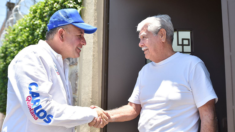 Tras 44 días de campaña, Carlos Quintana agradece apoyo ciudadano 