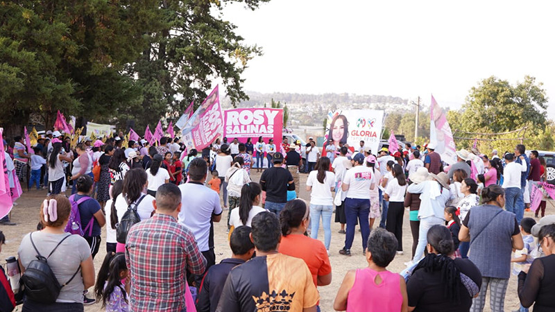 Llama Gloria Tapia a votar en libertad y con corazón por Zitácuaro, Ocampo y Angangueo