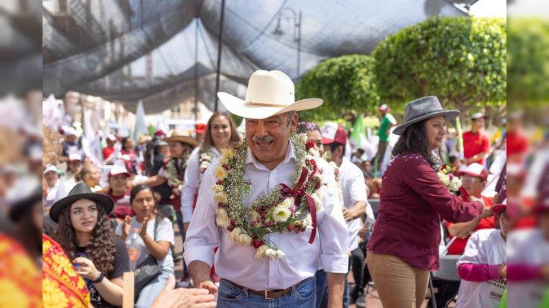 Con dignidad, representará Morón en el Senado la esperanza de Michoacán 