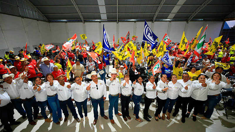 Ganaremos porque la gente sabe que somos garantía de resultados y confía en nosotros: Julieta Gallardo 