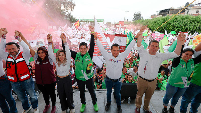 Vamos a alinear a Morelia con los gobiernos de Bedolla y Sheinbaum el 02 de junio: Torres Piña 