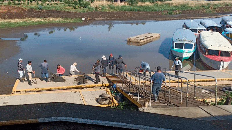 Así avanzan los trabajos para rescatar el Lago de Pátzcuaro