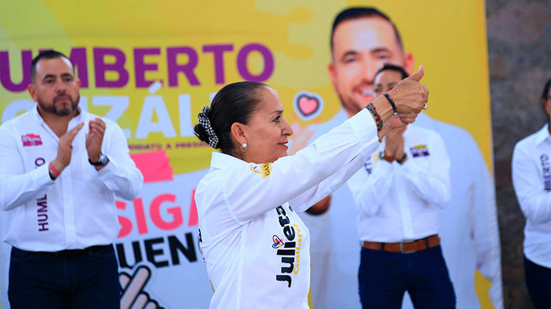 En unión el triunfo ¡es indiscutible!: Julieta Gallardo 