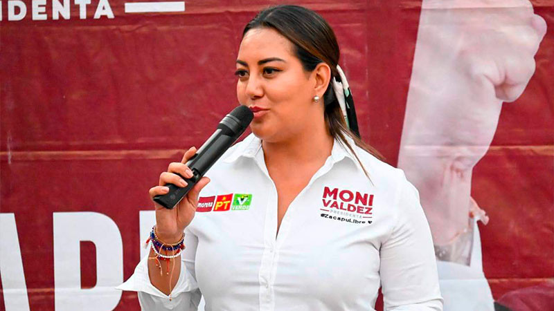 Para hacer historia y por un Zacapu libre convoca Moni Valdez a votar 